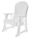 Wildridge Wildridge Heritage Recycled Plastic High Fan Back Chair White Outdoor Chair LCC-117-WH