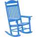 Wildridge Wildridge Heritage Traditional Recycled Plastic Rocker Chair Blue Rocking Chair LCC-101-BL