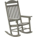 Wildridge Wildridge Heritage Traditional Recycled Plastic Rocker Chair Light Gray Rocking Chair LCC-101-LG