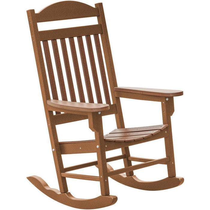 Wildridge Wildridge Heritage Traditional Recycled Plastic Rocker Chair Tudor Brown Rocking Chair LCC-101-TB