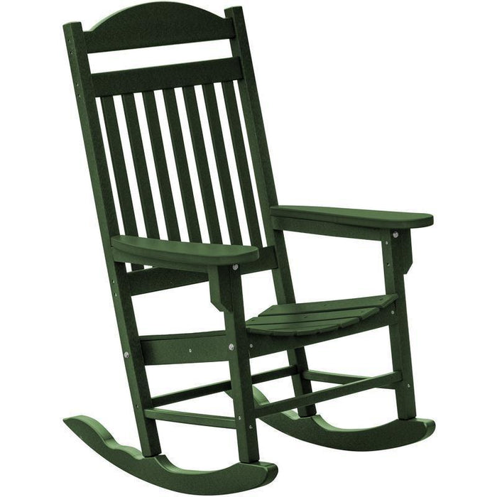 Wildridge Wildridge Heritage Traditional Recycled Plastic Rocker Chair Turf Green Rocking Chair LCC-101-TG