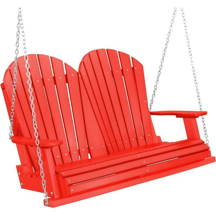 Wildridge Wildridge Heritage Two Seat 4ft. Recycled Plastic Porch Swing Bright Red Porch Swing LCC-102-BR
