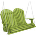 Wildridge Wildridge Heritage Two Seat 4ft. Recycled Plastic Porch Swing Lime Green Porch Swing LCC-102-LMG