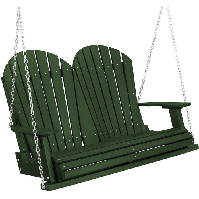 Wildridge Wildridge Heritage Two Seat 4ft. Recycled Plastic Porch Swing Turf Green Porch Swing LCC-102-TG