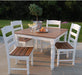 Wildridge Wildridge Outdoor Recycled Plastic Farm Table Set With 4 Chair Farm Table Set