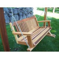 Wood Country Wood Country Cabbage Hill 4ft Red Cedar Swing Cedar Stain + $30.00 Porch Swing CBH4'-2