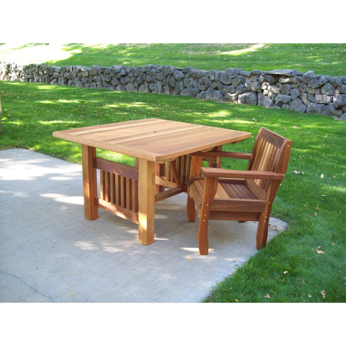 Wood Country Wood Country Cabbage Hill 5 ft. Rectangle Red Cedar Patio Table Outdoor Table