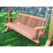 Wood Country Wood Country Cabbage Hill 5ft Red Cedar Porch Swing Weathered Redwash Stain + $50.00 Porch Swing CBH5'-5