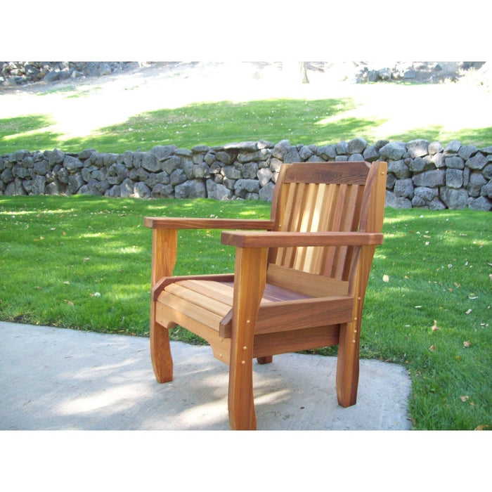 Wood Country Wood Country Cabbage Hill Red Cedar Chair Stained + $20.00 Outdoor Chair WCCHRCC