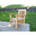 Wood Country Wood Country Cabbage Hill Red Cedar Chair Unstained Outdoor Chair WCCHRCC