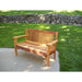 Wood Country Wood Country Cabbage Hill Red Cedar Outdoor Garden Bench Outdoor Bench