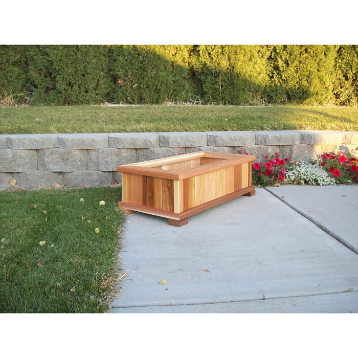 Wood Country Wood Country Cedar Rectangular Patio Planter Box Planter Box