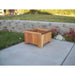 Wood Country Wood Country Square Cedar Planter Box #4 / Cedar Stain + $5.00 Planter Box WCCPBCS