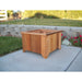Wood Country Wood Country Square Cedar Planter Box #5 / Cedar Stain + $5.00 Planter Box WCCPBCS