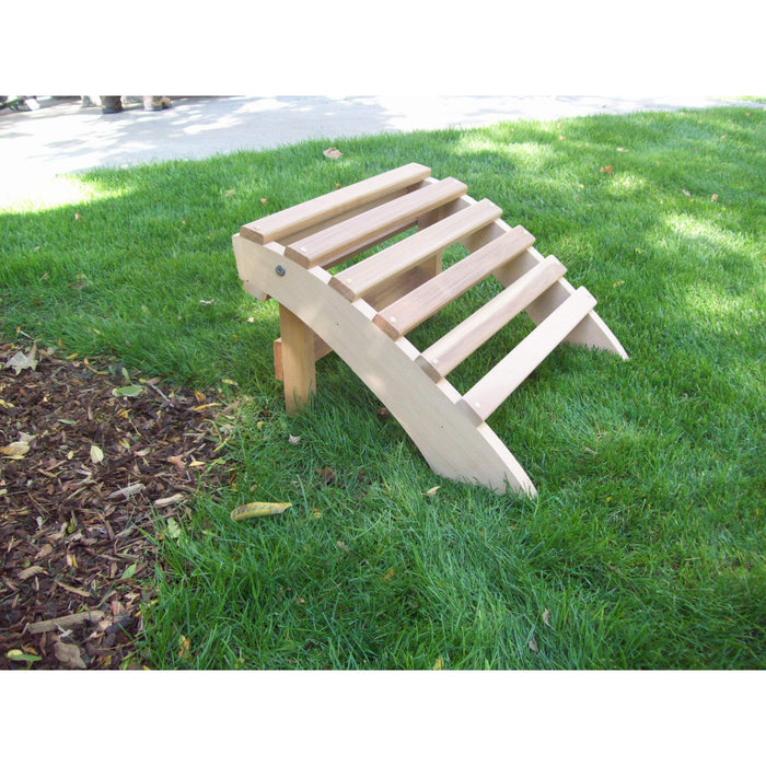 Wood Country Wood Country T & L Red Cedar Adirondack Chair Footrest Footrest
