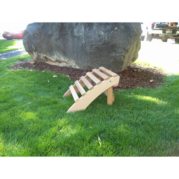 Wood Country Wood Country T & L Red Cedar Adirondack Chair Footrest Unstained Footrest WCACFRU
