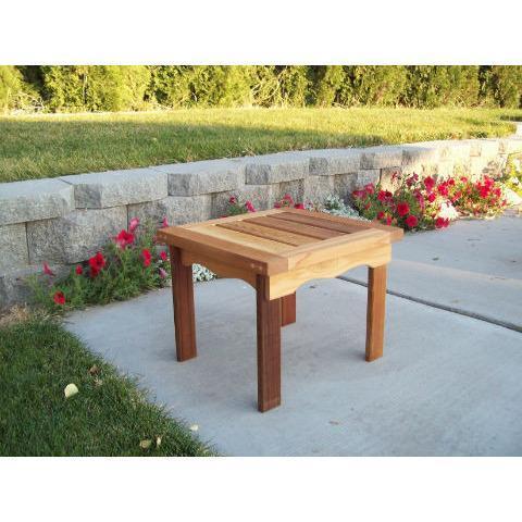 Wood Country Wood Country T&L Red Cedar End Table Cedar Stain + $22.00 End Table WCCETS